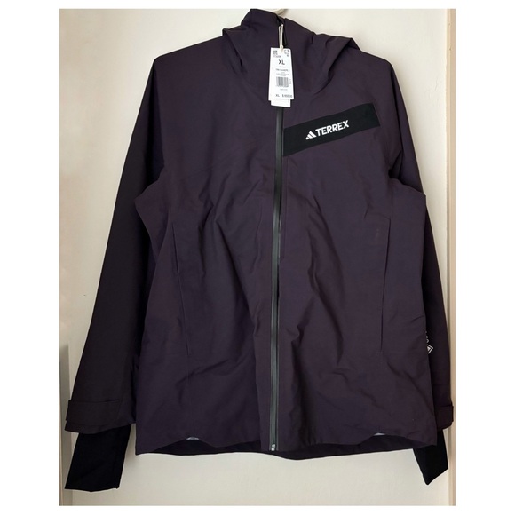 Adidas Terrex Techrock 3L Gore-Tex C-Knit Jacket Men’s XL NEW Purple Alpine Ski